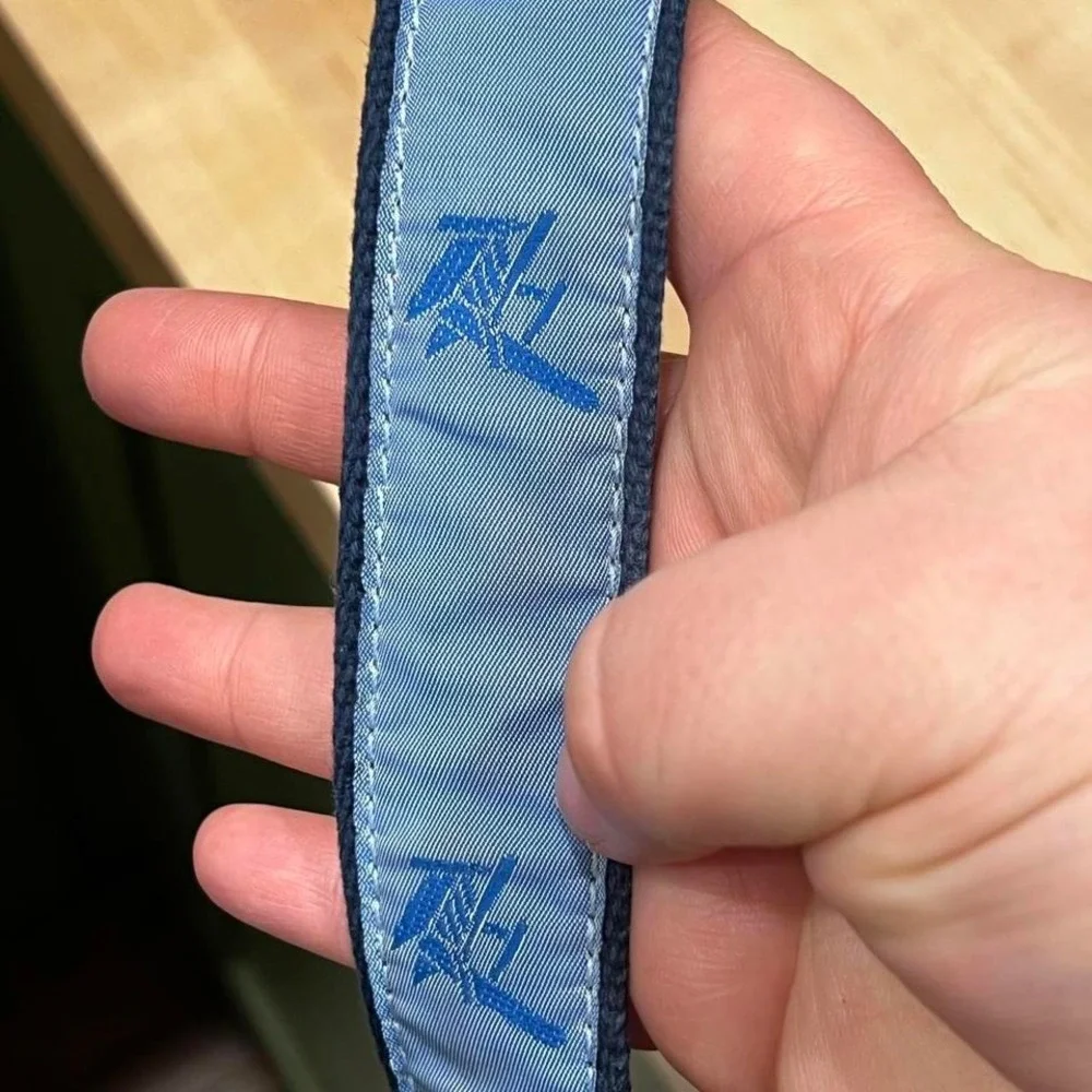 Preston Leather Canvas Belt, Size Medium, Adirondack Chair‎